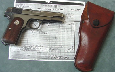 Colt Model M "Property of U.A.L."